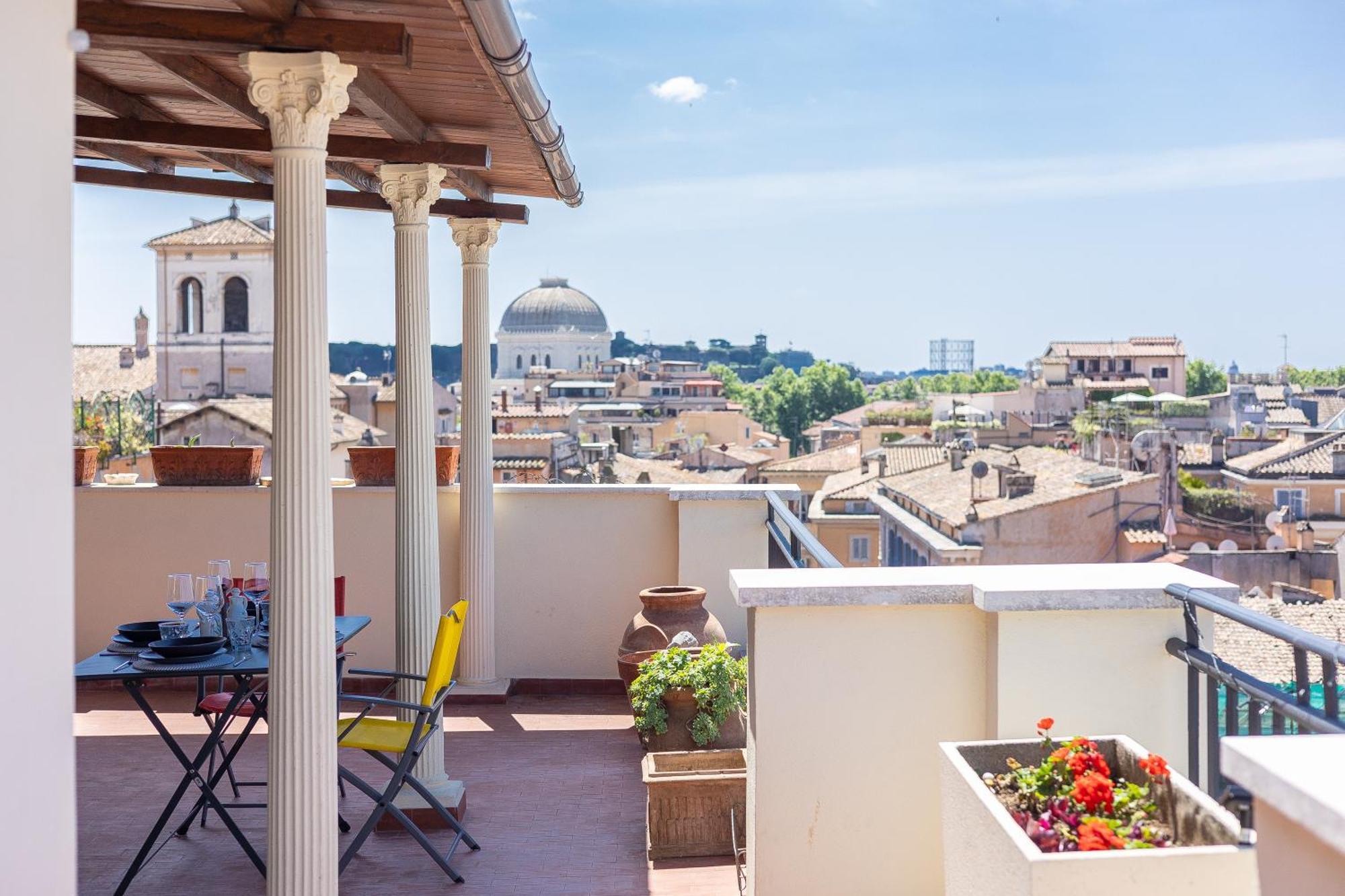 Argentina Penthouse By Rental In روما المظهر الخارجي الصورة