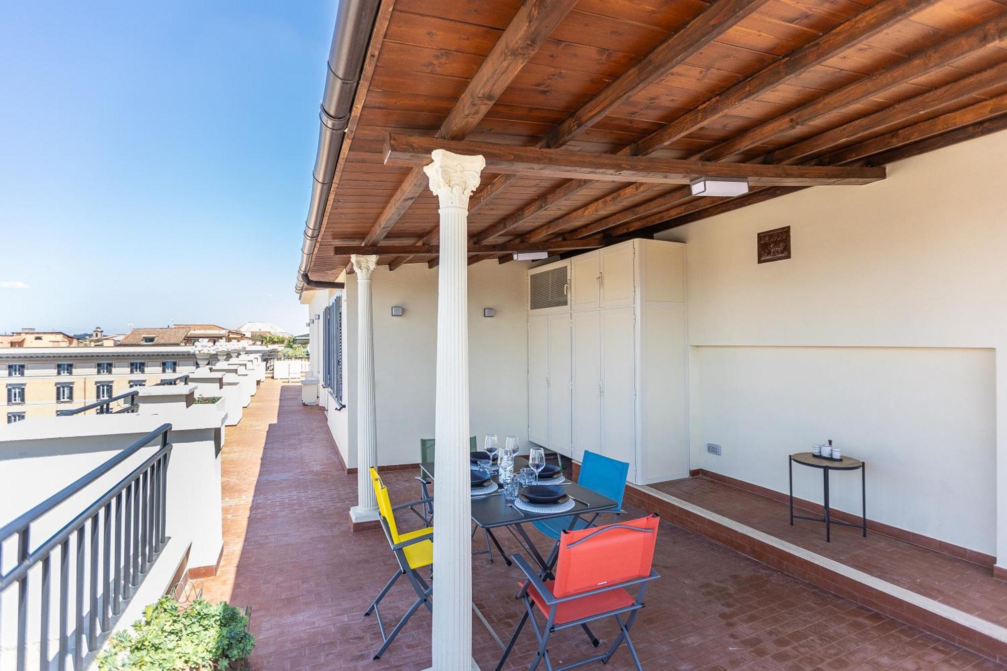 Argentina Penthouse By Rental In روما المظهر الخارجي الصورة